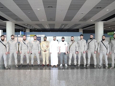 Russia's Team Akhmat arrived in the UAE as part of their early preparations to compete in the fifth edition of the UAE SWAT Challenge.