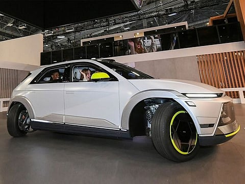 Hyundai Mobis Introduces MOBION and Its Core Electric Vehicle Technologies at CES 2024.