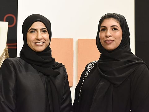 Hend Al Aabbar (left) and Hamda Al Abbar, cofounders of Dress My Room in Al Qouz, Dubai