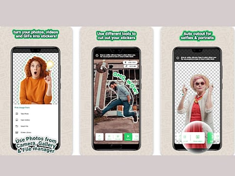 The iOS custom sticker maker on WhatsApp adds a playful twist to your interactions