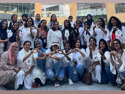 All smiles: The growing community of women blood donors in the UAE.