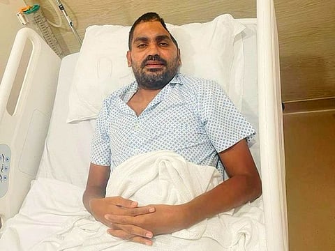 Abdul Nisaf Chalakkunnu Aboobaker, 36, from Kasaragod, in the Indian state of Kerala, was hit by a car in November 2023 while sitting in a cafeteria having tea with friends. The accident ripped his bone flap – a section of his skull. Now, he’s able to walk again.