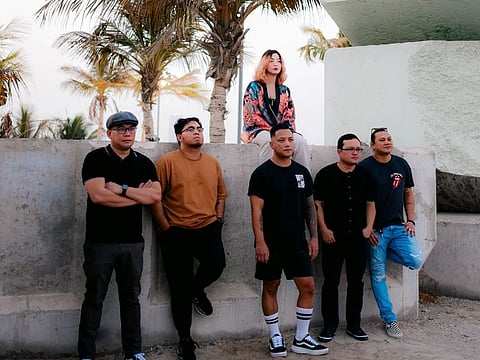 'Merge' is made up of Margie Pablo singing, Viztoni Dela Pena playing rhythm guitar, Mark Pereyra on lead guitar, Michael Cruz on drums, Andrew Borela handling synth/keys, and Aaron Yamaguchi on bass.