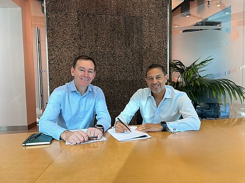 Matt Claxton, CEO, Summit Group (left) and Deepak Malhotra, CEO, Sanctuary