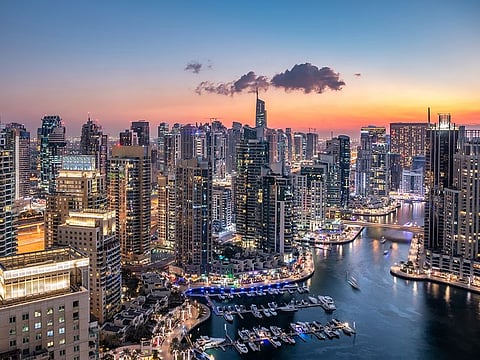 The UAE achieves a remarkable milestone, ranking 7th globally and 1st regionally in the Gender Balance Index 2024. Photo of Dubai skyline for illustrative purposes
