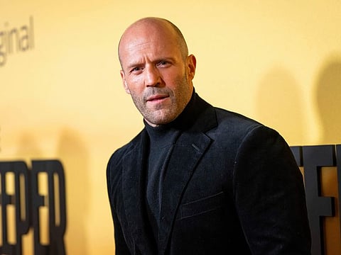 Jason Stathom during the premiere of 'The Beekeeper' in the United Kingdom