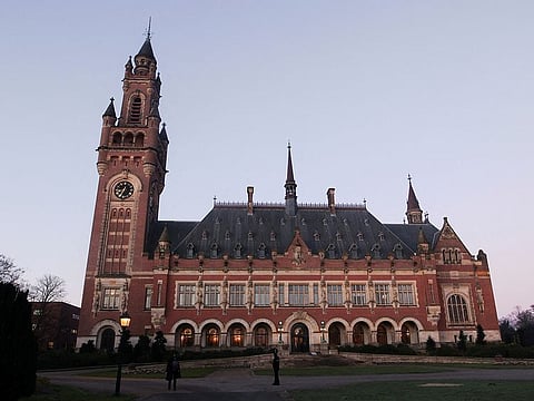 A general view of the International Court of Justice (ICJ) in The Hague, Netherlands