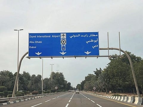 Traffic signs to Zayed International Airport have been updated from Abu Dhabi International Airport. The new name, effective from February 9, 2024, pays tribute to UAE founder Zayed bin Sultan Al Nahyan.