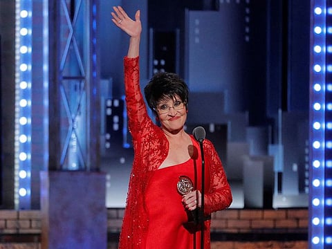 Chita Rivera accepts Lifetime Achievement Honors.