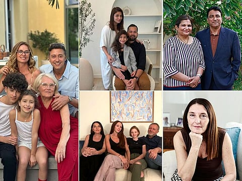 Some of the residents of The Lakes in Dubai, a community known for its friendly neighbourhood.