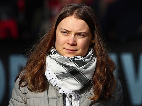 Swedish environmental activist Greta Thunberg.