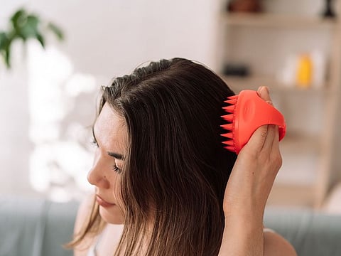 Sometimes called dry 'dandruff', a flaky, dry scalp can be easily healed with moisturising products.