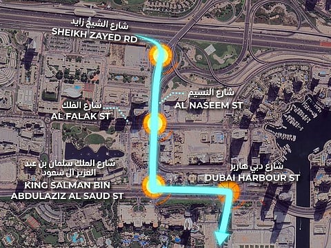 The two-lane bridge in each direction will span 1,500 metres.