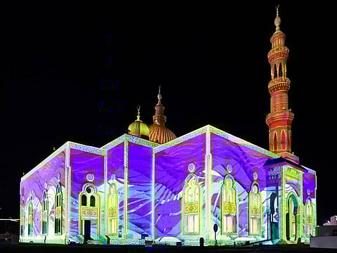 A mosque during a previous edition of the Festival