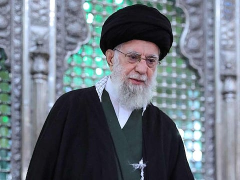 Iran's supreme leader Ayatollah Ali Khamenei