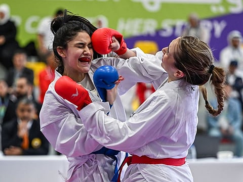 The opening day of the karate competition saw some close battles in the seventh edition of the Arab Women Sports Tournament on Friday.