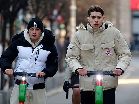 Riding on roads over 60km/hr is among the most common violations committed by e-scooter riders, say Dubai Police.