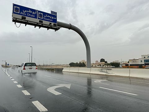 Rainfall in Abu Dhabi