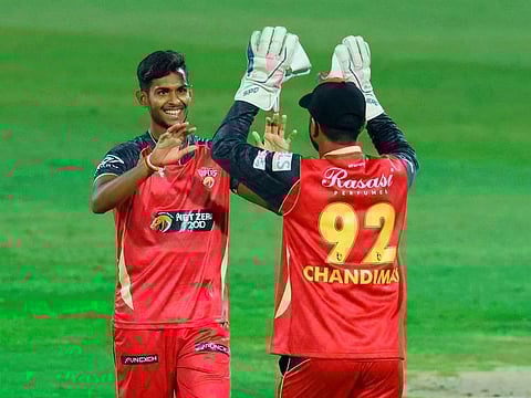 Matheesha Pathirana claimed four wickets against Sharjah Warriors on Sunday.