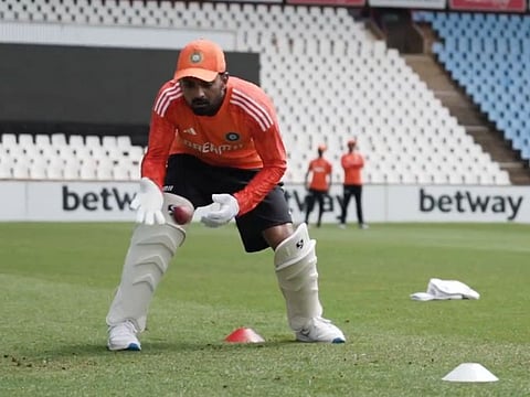 K L Rahul missed the second Test in Visakhapatnam due to a right quadriceps issue.