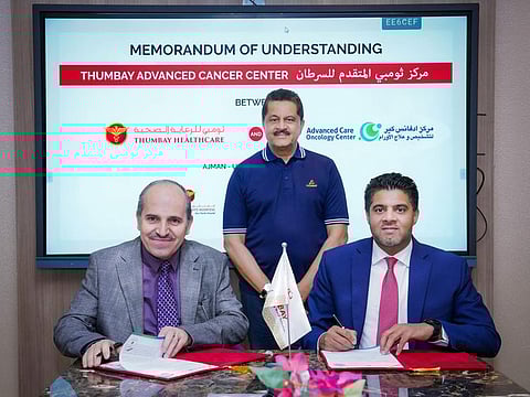 Thumbay University Hospital in Ajman is set to start a fully-equipped cancer center by this month, addressing the mounting demand for specialised care