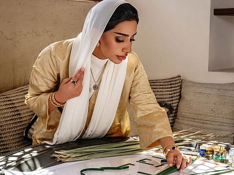 Fatima Alketbi draws inspiration from her Emirati heritage
