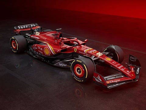 Ferrari's new single-seater SF-24 (F1) for the 2024 season unveiled on Tuesday in its Italian home of Maranello.