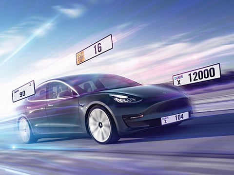 RTA will hold an online auction of special number plates on February 19 in Dubai.