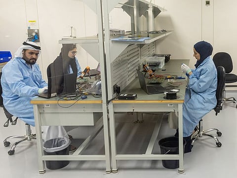 Stock photo of staff working at The Mohammed Bin Rashid Space Centre (MBRSC) . Photo: Virendra Saklani/Gulf News