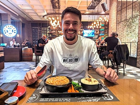 Scott Grayston is on the hunt for Dubai's best pie