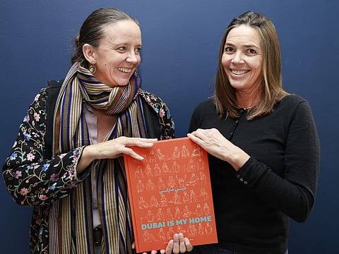 Marie Jeanne Acquaviva (left) and Olivia Froudkine, co-authors of ‘Dubai Is My Home’.