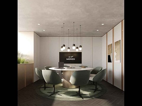 Strategically located in the heart of Dubai Internet City, the headquarters features a design concept that artfully integrates the natural world with the sophistication of Italian craftsmanship.