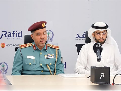 Abdullah Majid Bushalibi, the Director of Motorcheck Technical Inspection Centers, introduced a digital service for remote vehicle inspection via the Rafid Smart Application. It covers trailers, mobile homes, export, repair, and color change.