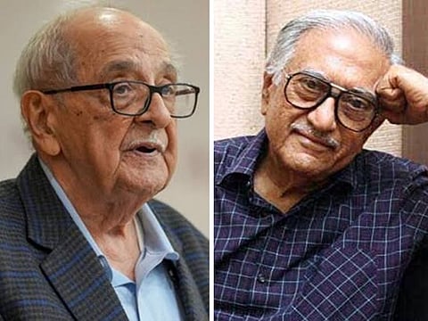 India mourned the loss of two legends last week: famed radio host Ameen Sayani at 91 (R) and top lawyer Fali Nariman at 95 (L)