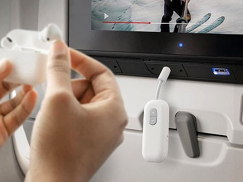 Select adapters can send and receive Bluetooth signals, enabling a connection between non-Bluetooth audio sources and wireless headphones, too.