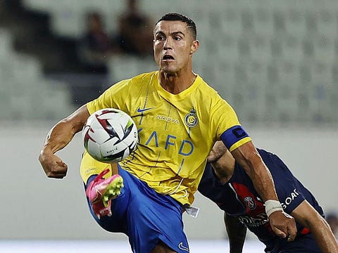 Al Nassr's Cristiano Ronaldo has come under heavy criticism after seemingly making an offensive gesture following the 3-2 victory over Al Shabab on Sunday.