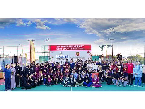 Gulf Medical University hosts 22nd edition of UAE’s largest Inter-University Sports Festival