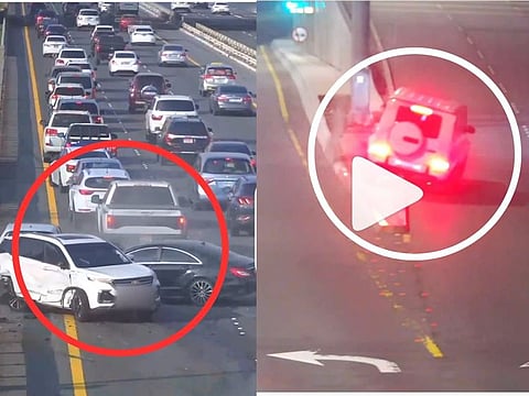 Video clips shared by the police illustrate the severe outcomes of distracted driving, urging drivers to remain focused, particularly at intersections and traffic signals.