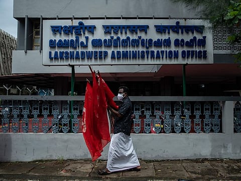 Lakshadweep administration office in Kochi, Kerala. INS Jatayu, the new base on Minicoy Island, on India’s Lakshadweep archipelago, had been under construction for years, and is India’s most distant base on its western coast. The navy has had a small presence on the island for decades.