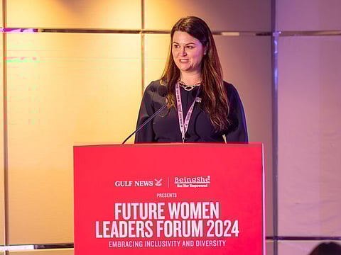 Keynote : Empowering Women Leaders: Navigating the current landscape
Katy Holmes, CEO, British Chamber of Commerce Dubai. Photo: Virendra Saklani/Gulf News