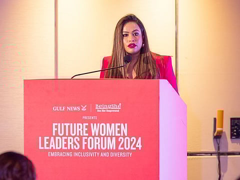 Welcome Address, Tina Bhaktha, Category Sales Manager, Gulf News. Photo: Virendra Saklani/Gulf News