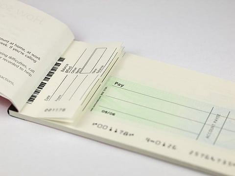 While using third-party cheques may be possible, you need to do your due diligence as it is a significant financial liability. Picture used for illustrative purposes only.