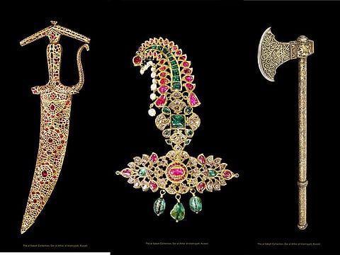 Artworks on display at the museum include ceramics, metal and glass works, and other art pieces.