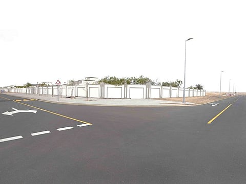 RTA completes construction work on several internal roads in different areas. Photo of a completed road work in Lasili area