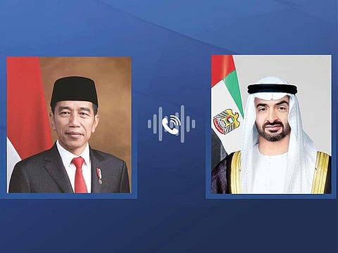 During the call, Sheikh Mohamed expressed his wishes for Indonesia's safety following the recent floods in Sumatra, praying to God to protect the country and its people from harm.