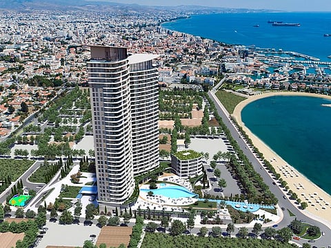 Limassol Blu Marine master plan view-to Limassol Marina
