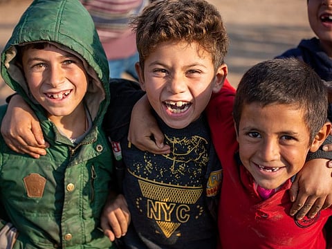 A Dh7,00 donation can help educate a Palestinian child residing in the UAE for a year