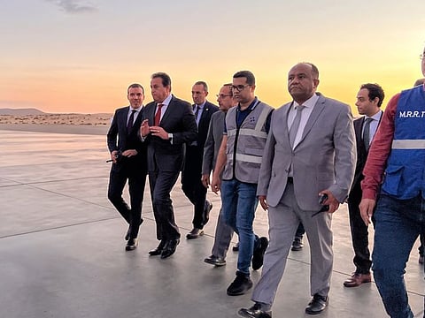 The medical supplies, which were delivered via a special aircraft from Abu Dhabi, were received by Dr Khaled Abdel Ghaffar, Minister of Health and Population, Egypt, and officials at Al-Arish International Airport.