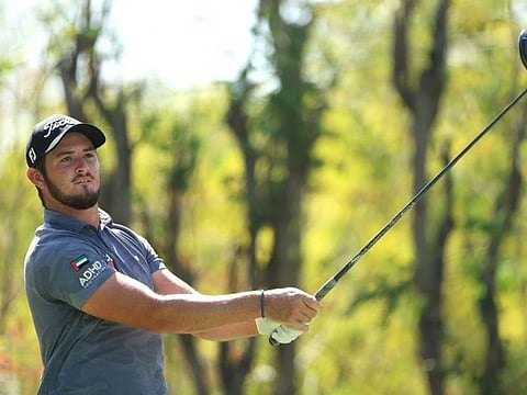 Grenville-Wood in action at the Delhi Challenge