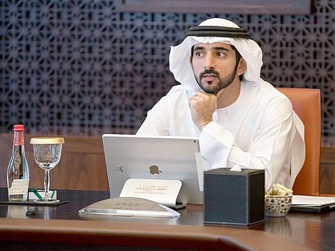 Archive image of Sheikh Hamdan bin Mohammed bin Rashid Al Maktoum, Crown Prince of Dubai and Chairman of The Executive Council of Dubai
